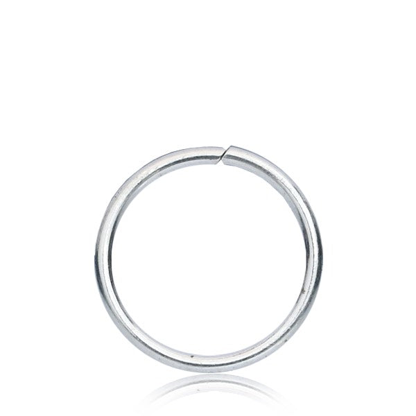 0.8 mm - Tunn seamless ring - Piercingsmycke i äkta silver