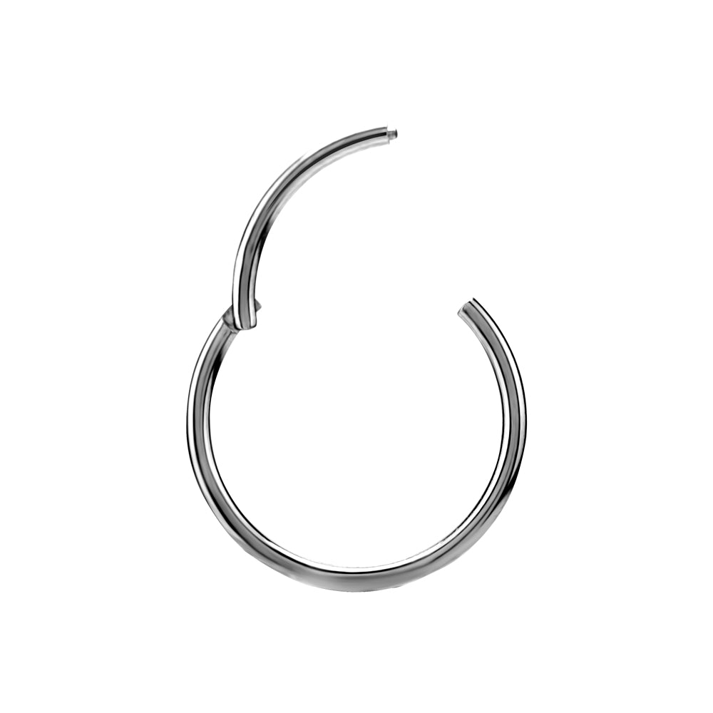 Clicker i titan - Slät segment ring -  Piercingsmycke